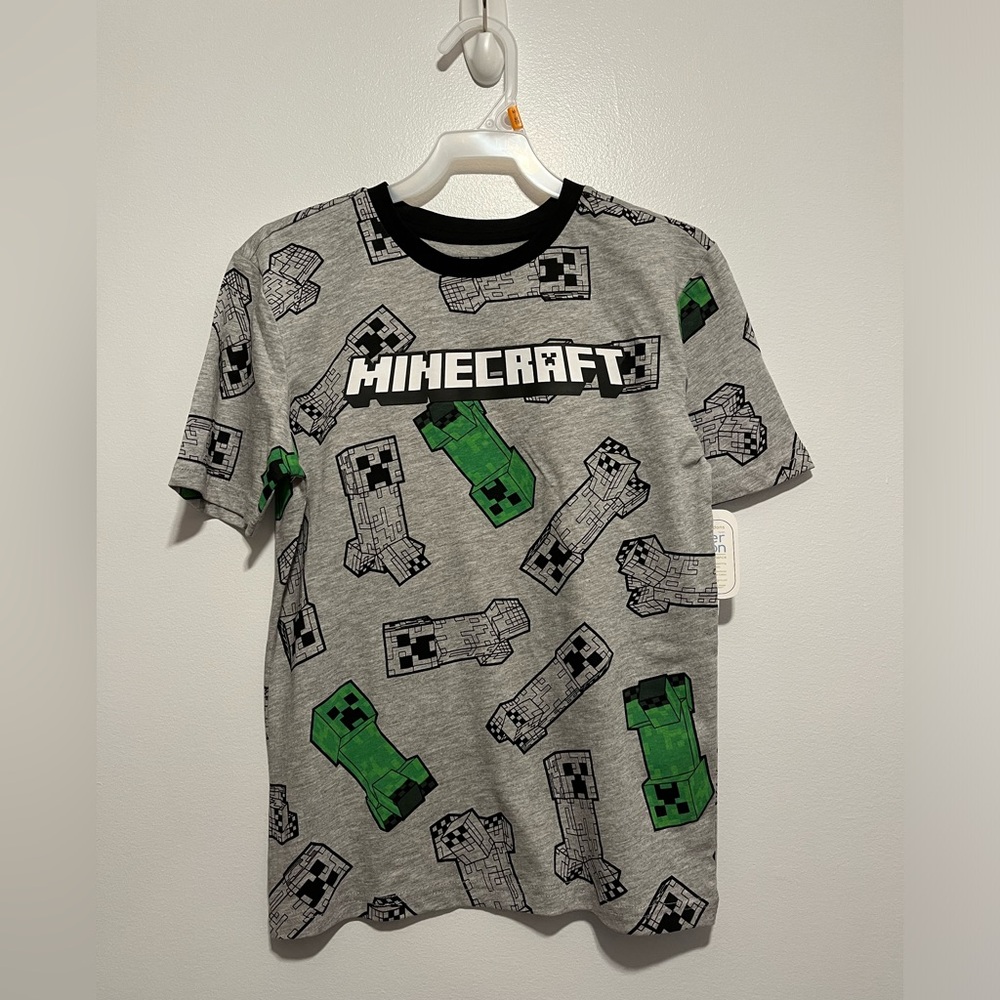 NWT Cotton Minecraft Kids SZ M (7-8) short sleeve t-shirt